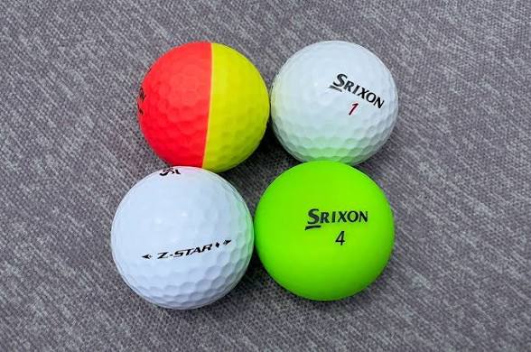 An assortment of SRIXON golf balls (12 Balls)